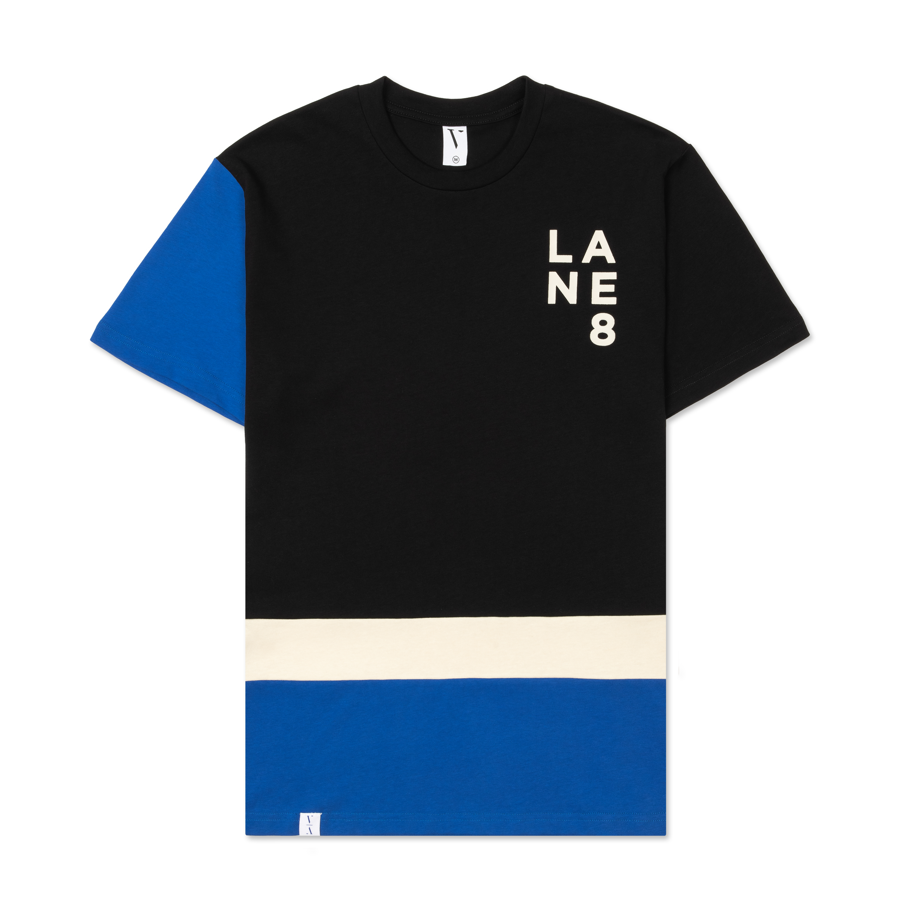 L'Appartement BF SHIRTS ブルー Lane 8 Cobalt Colorblock Tee – Lane 8 Merch